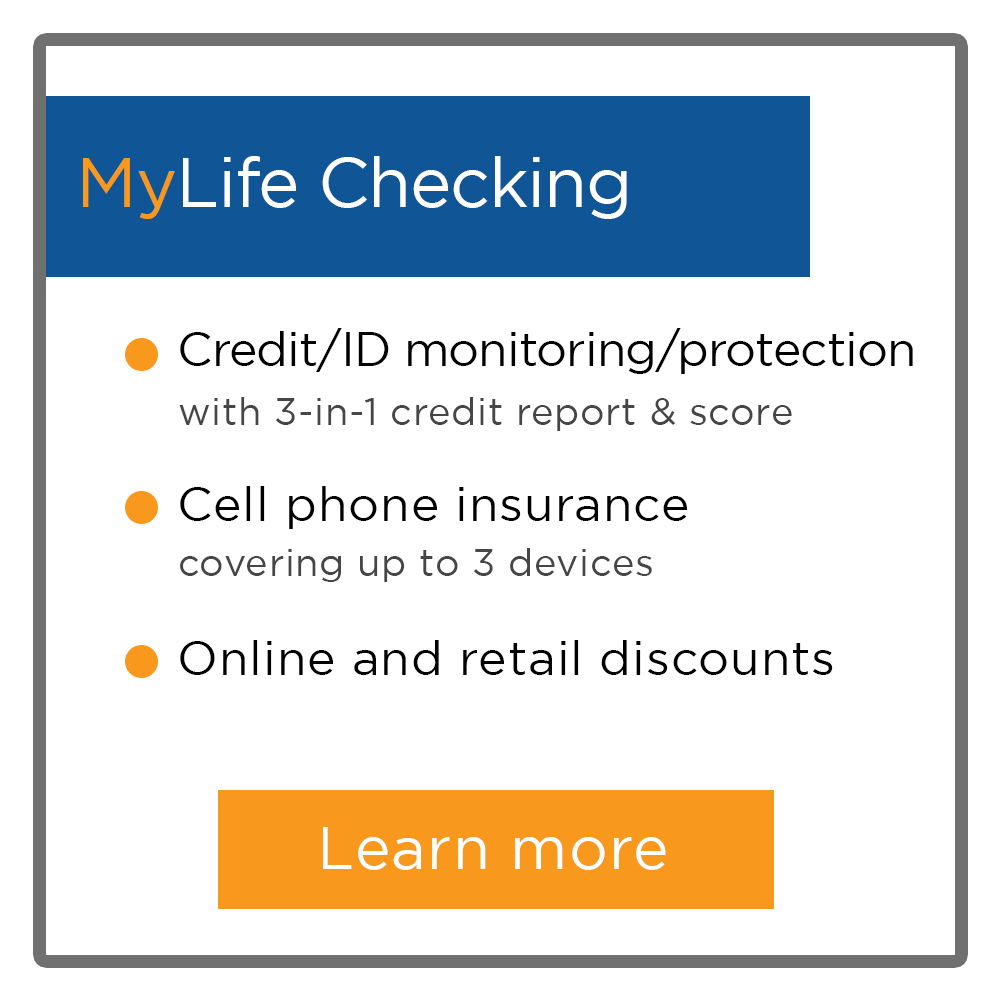Benefits of Sunbelt MyLife Checking